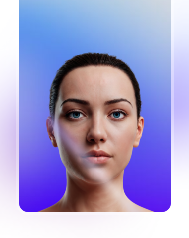AI Face Scanning Animation